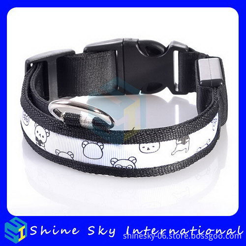 High Quality Hot Sale Flashing Led Sifted Dog Collar